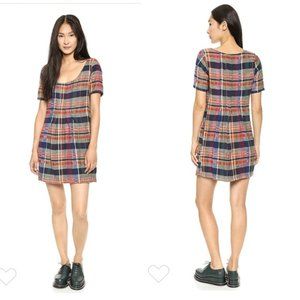 ACE & JIG Picnic dress in Cabin Plaid   Size L